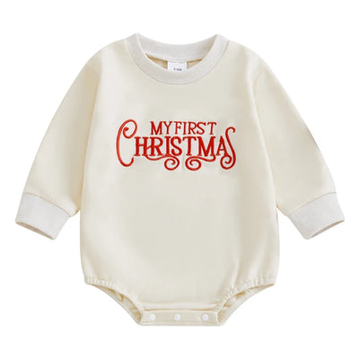 MY FIRST CHRISTMAS Long-Sleeve Onesie