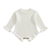 JANIE Knitted Ruffle Romper