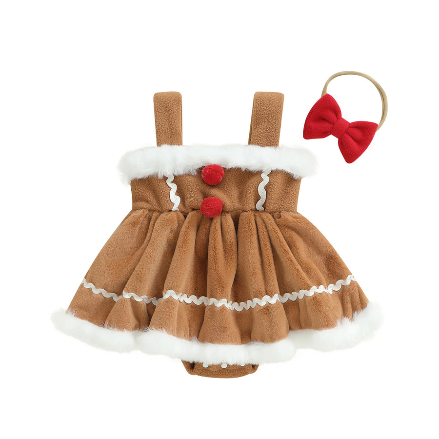 CHRISTMAS ELF Romper Dress