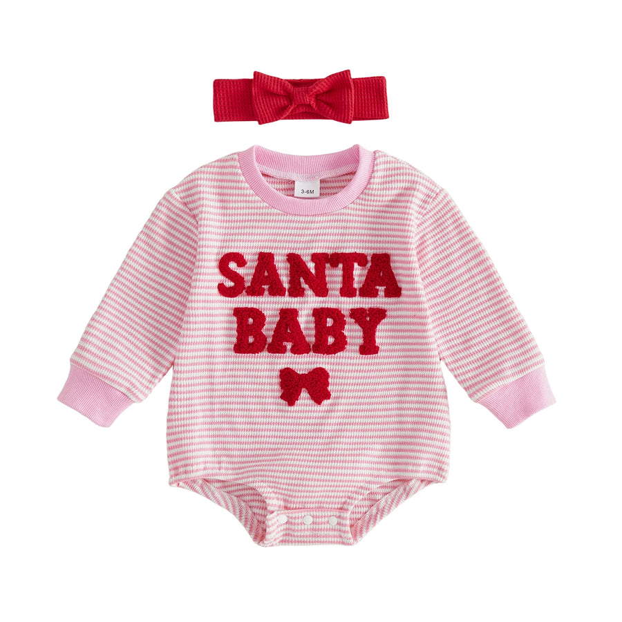 SANTA BABY Long-Sleeve Onesie