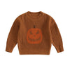 SPOOKY PUMPKIN Knitted Sweater