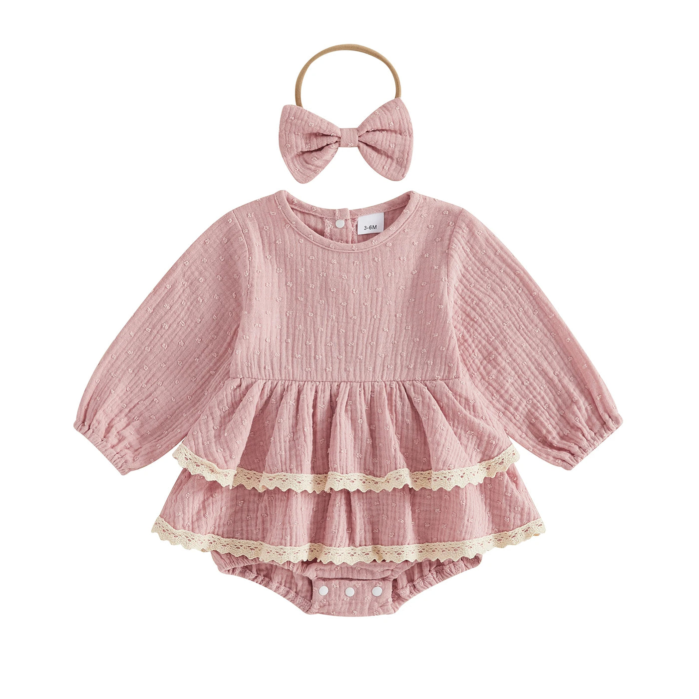 MADDIE Layered Romper Dress