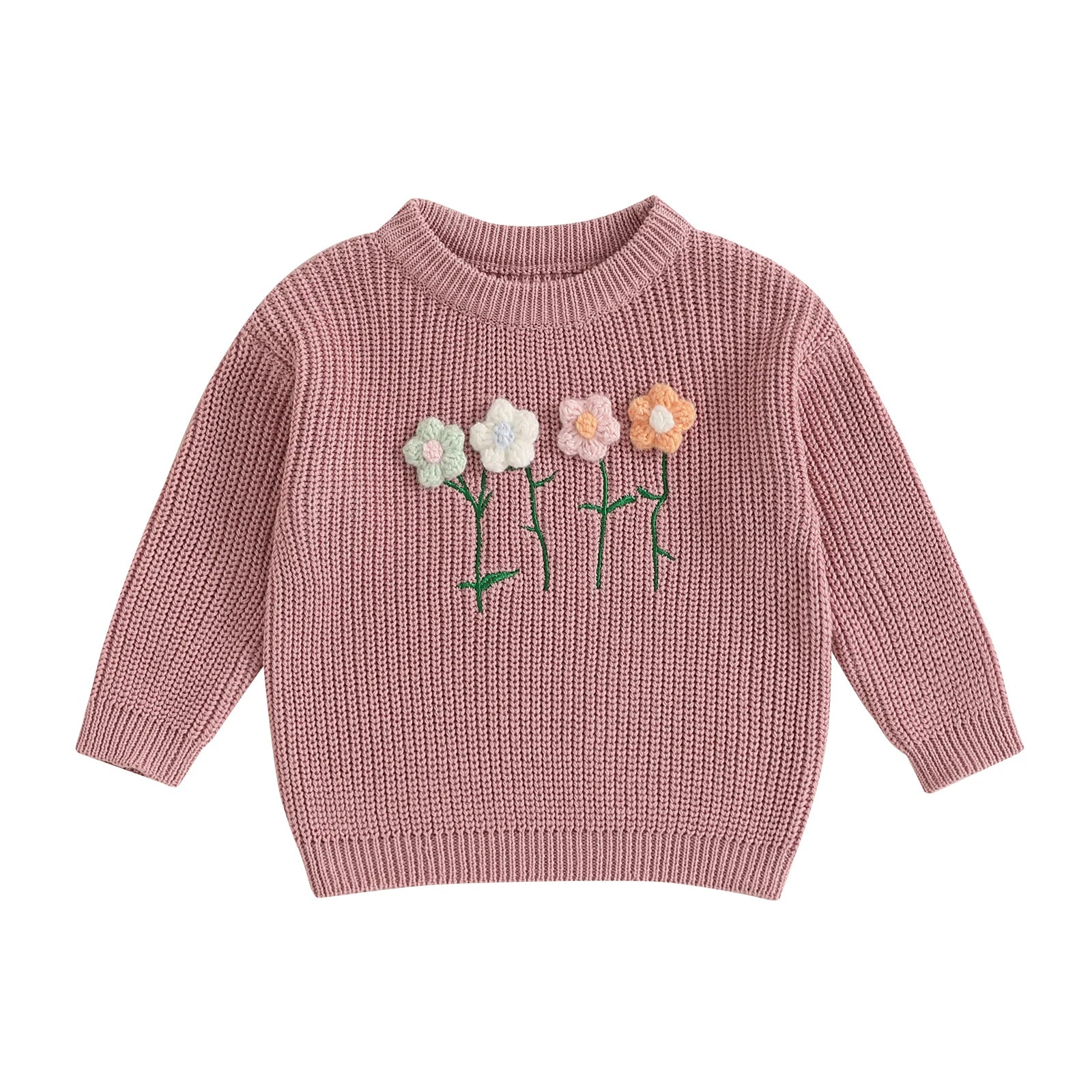 FLOWERS Knitted Sweater