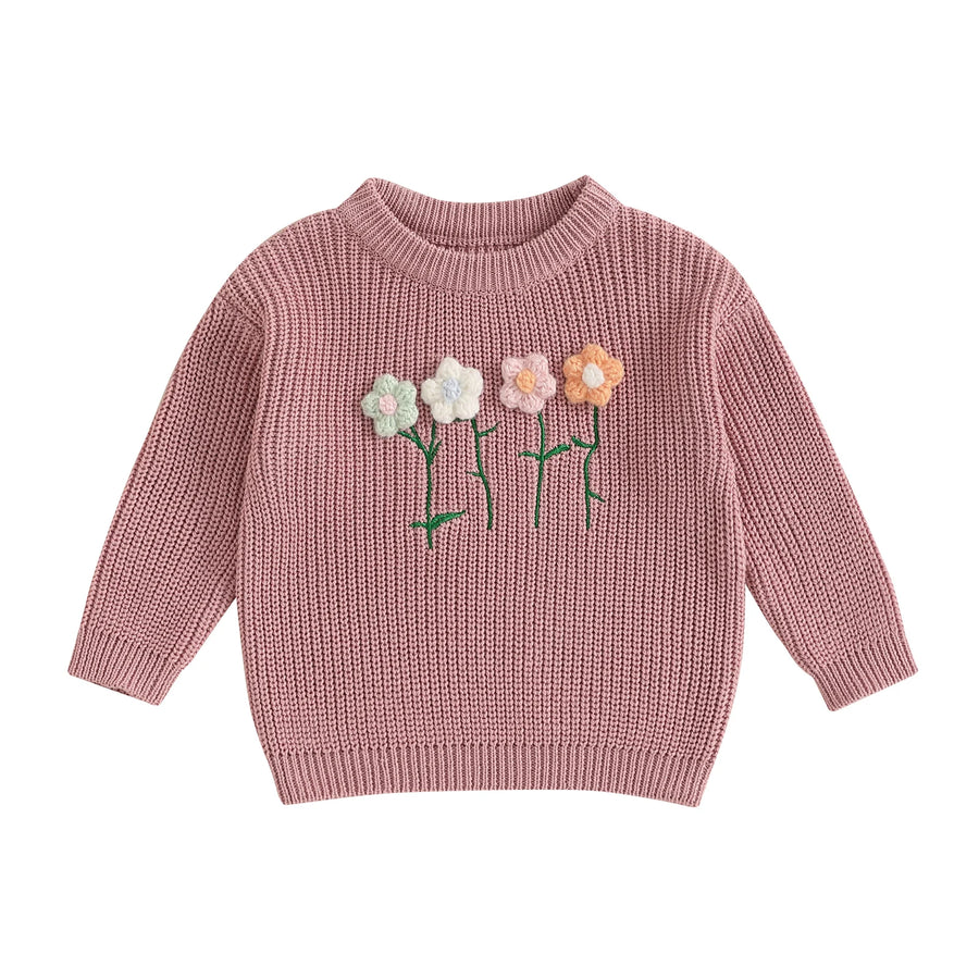 FLOWERS Knitted Sweater