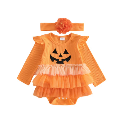 HALLOWEEN Layered Tutu Romper