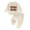 LITTLE DUDE Waffle Outfit