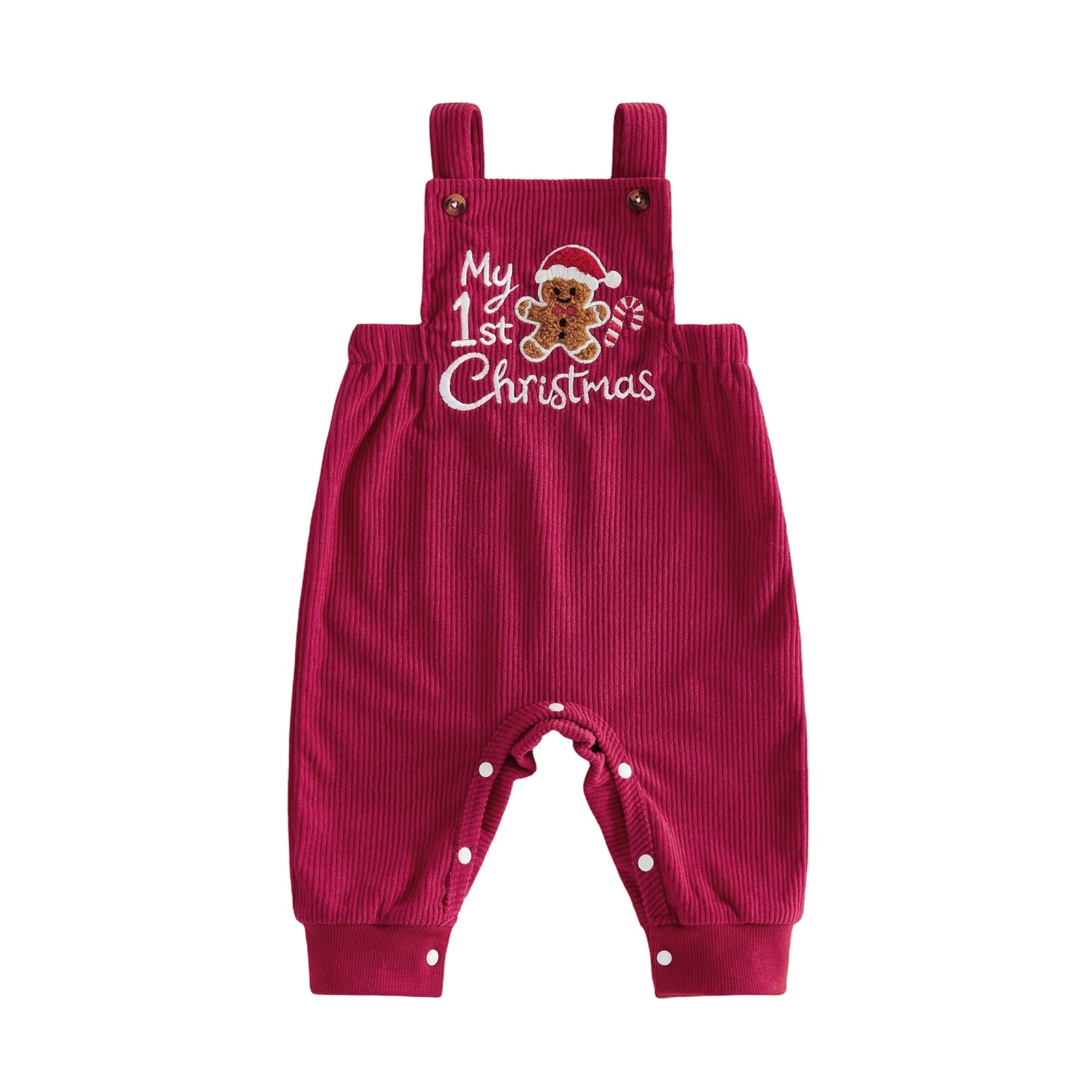 MY FIRST CHRISTMAS Corduroy Overalls