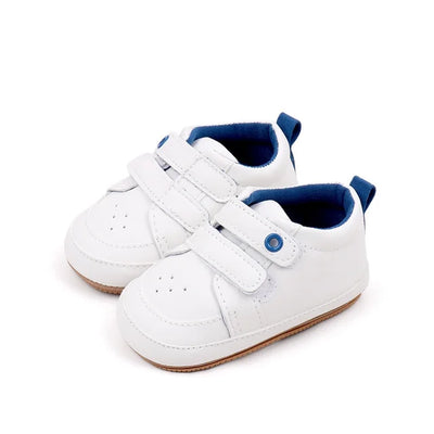 HENRY White Velcro Sneakers