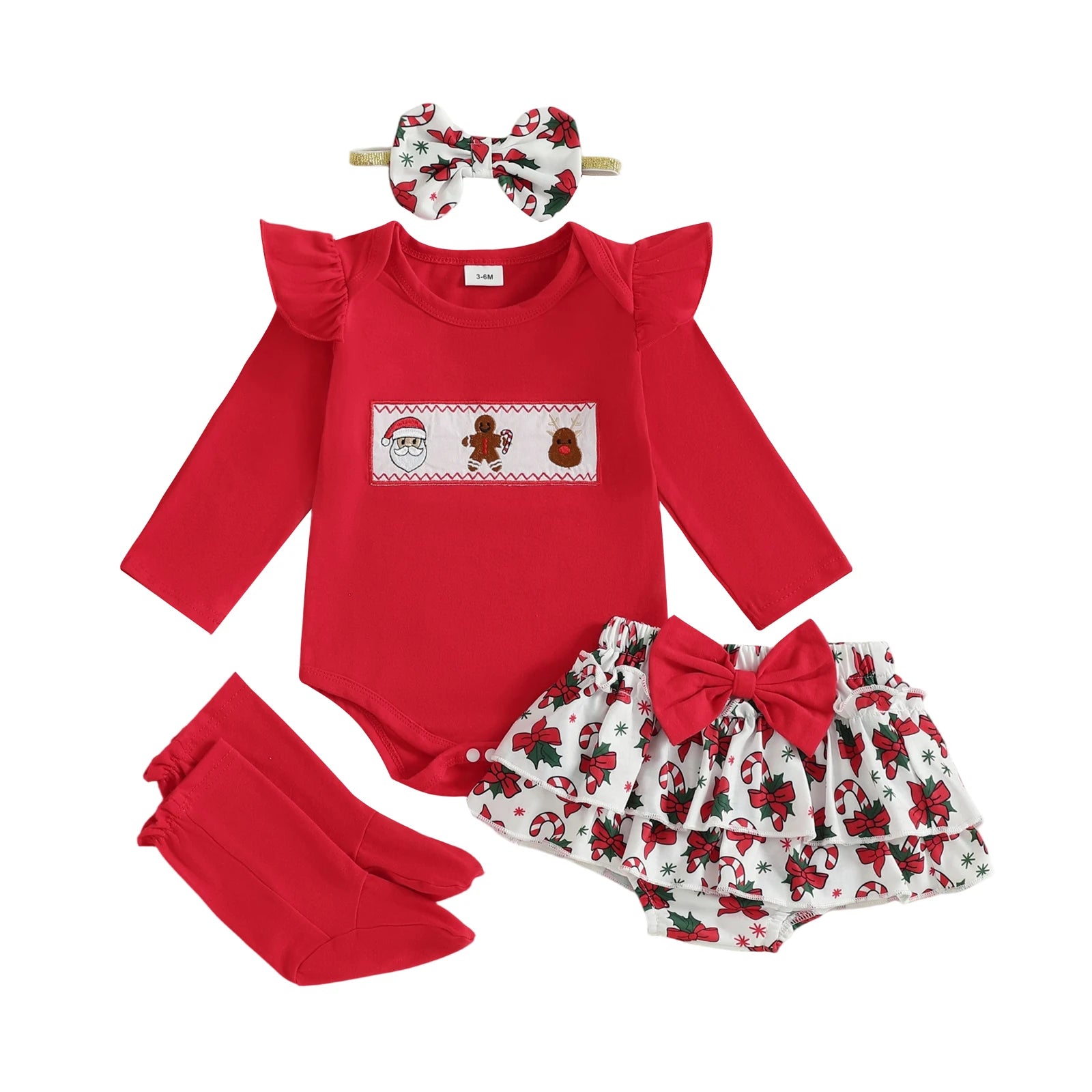 CHRISTMAS Ruffle Bloomers Outfit