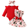 CHRISTMAS Overall Bowtie Dress