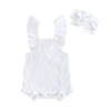 LILY Ribbed Ruffle Romper