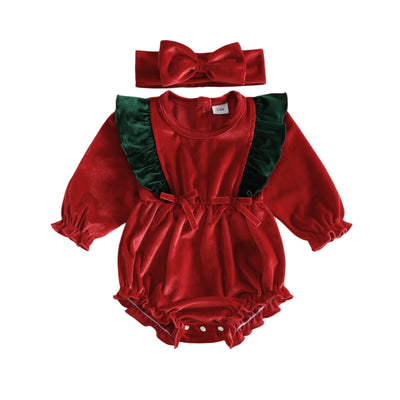 PAISLEY Velvet Romper