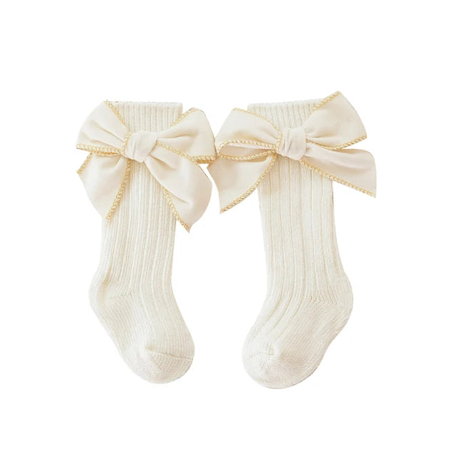 MARY Velvet Bow Socks