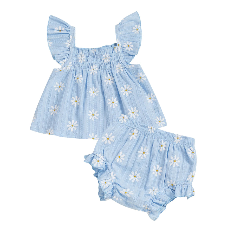 DAISY Ruffle Sleeve Outfit