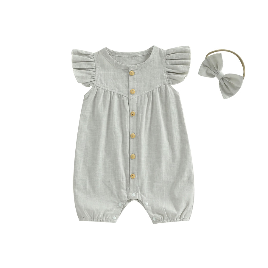 JOSIE Summer Jumpsuit with Headband
