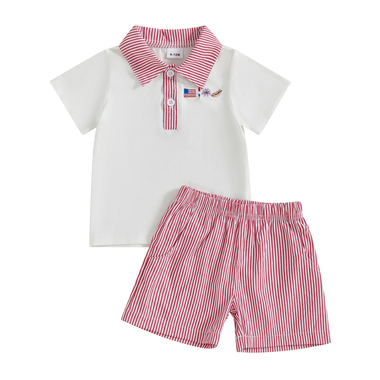 4TH OF JULY Polo Outfit