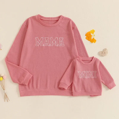 MAMA/MINI Waffle Knit Sweatshirt