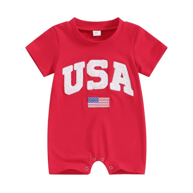 USA Plush Summer Romper