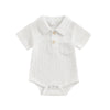 CODY Waffle Knit Polo Onesie