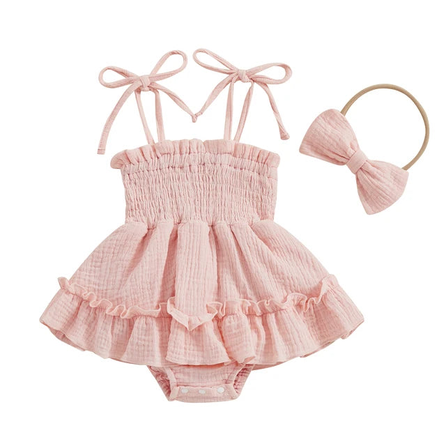 LUCY Romper Dress with Headband