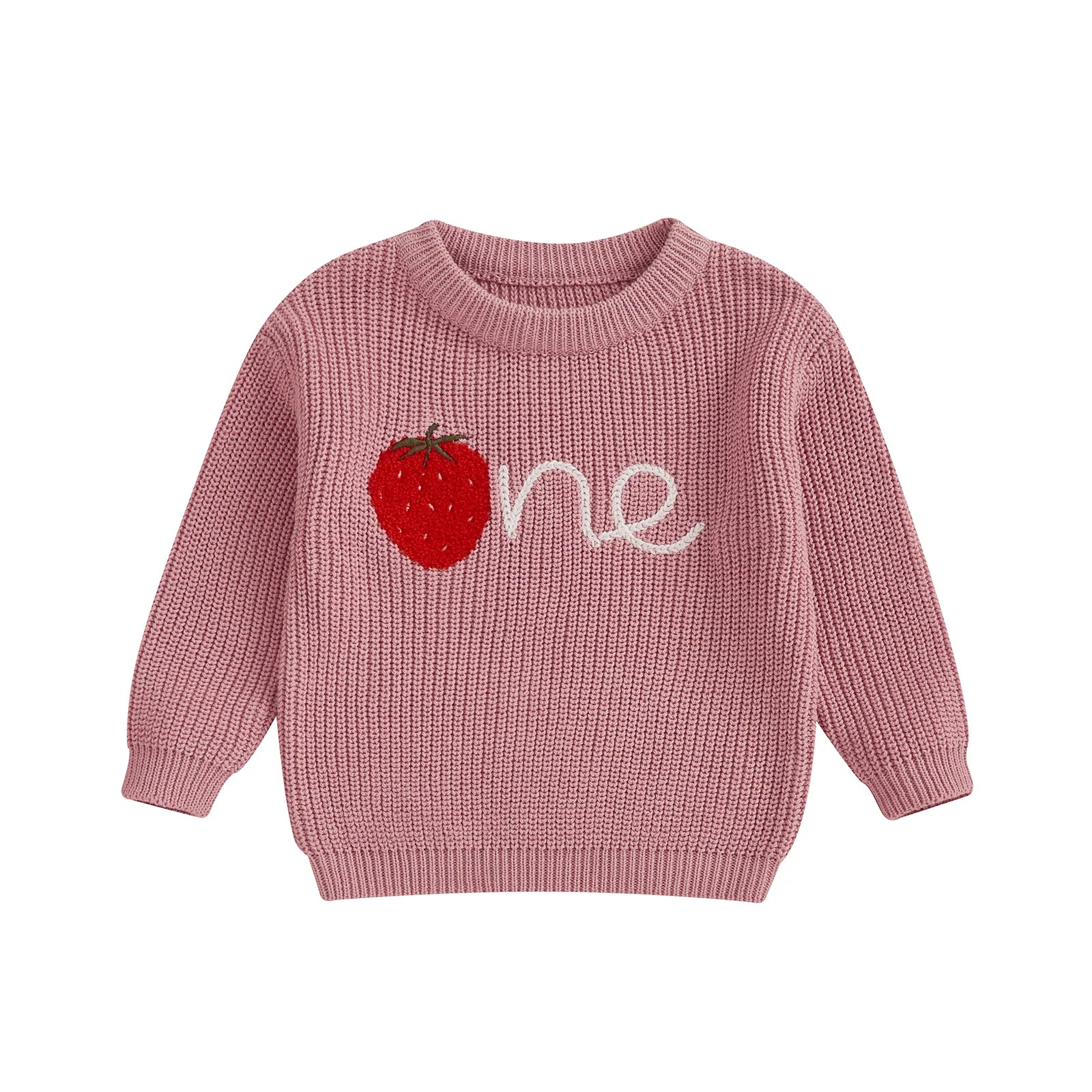 ONE Strawberry Knitted Sweater
