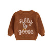 SILLY GOOSE Knitted Sweater