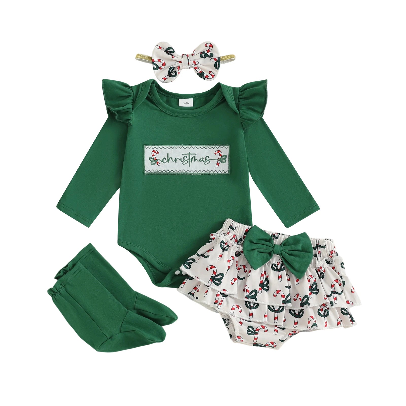 CHRISTMAS Ruffle Bloomers Outfit