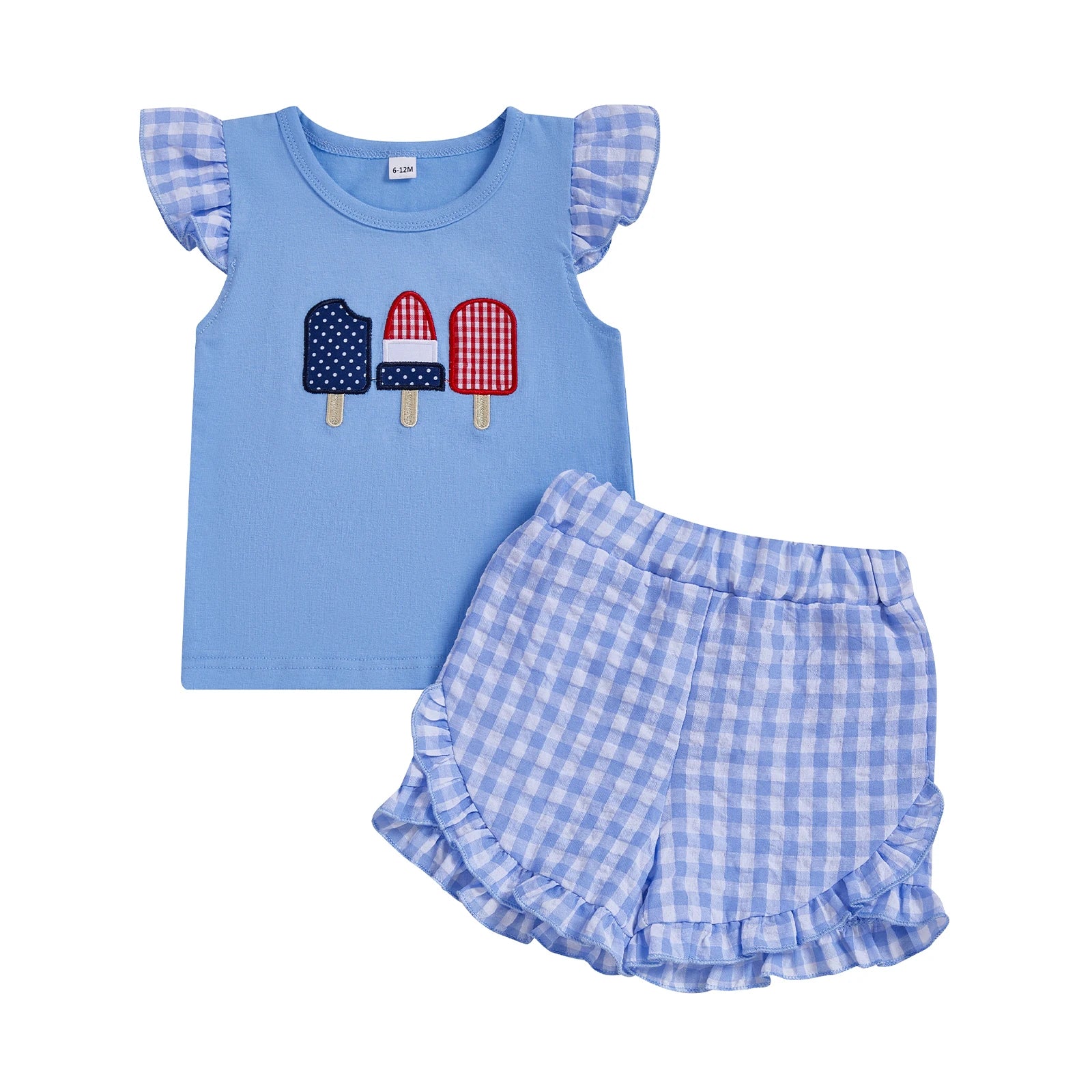 POPSICLE USA Checkered Outfit