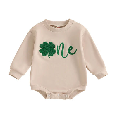 LUCKY ONE Long-Sleeve Onesie