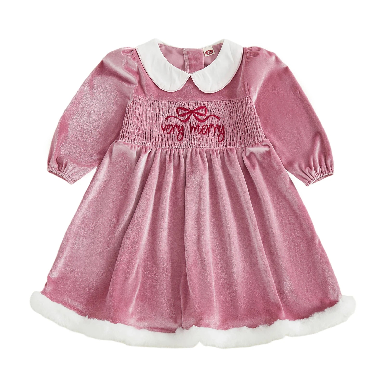 VERY MERRY Velvet Dress