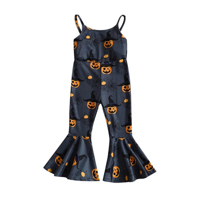 SPOOKY HALLOWEEN Bellbottom Jumpsuit