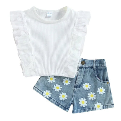 SUNNY DAYS Denim Shorts Outfit