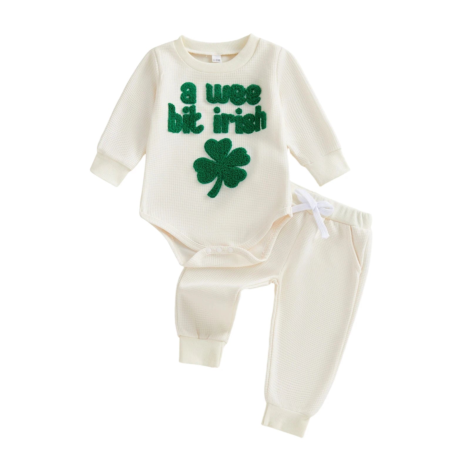 A WEE BIT IRISH Waffle Knit Outfit