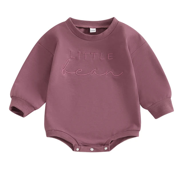 LITTLE BEAN Embroidered Long-Sleeve