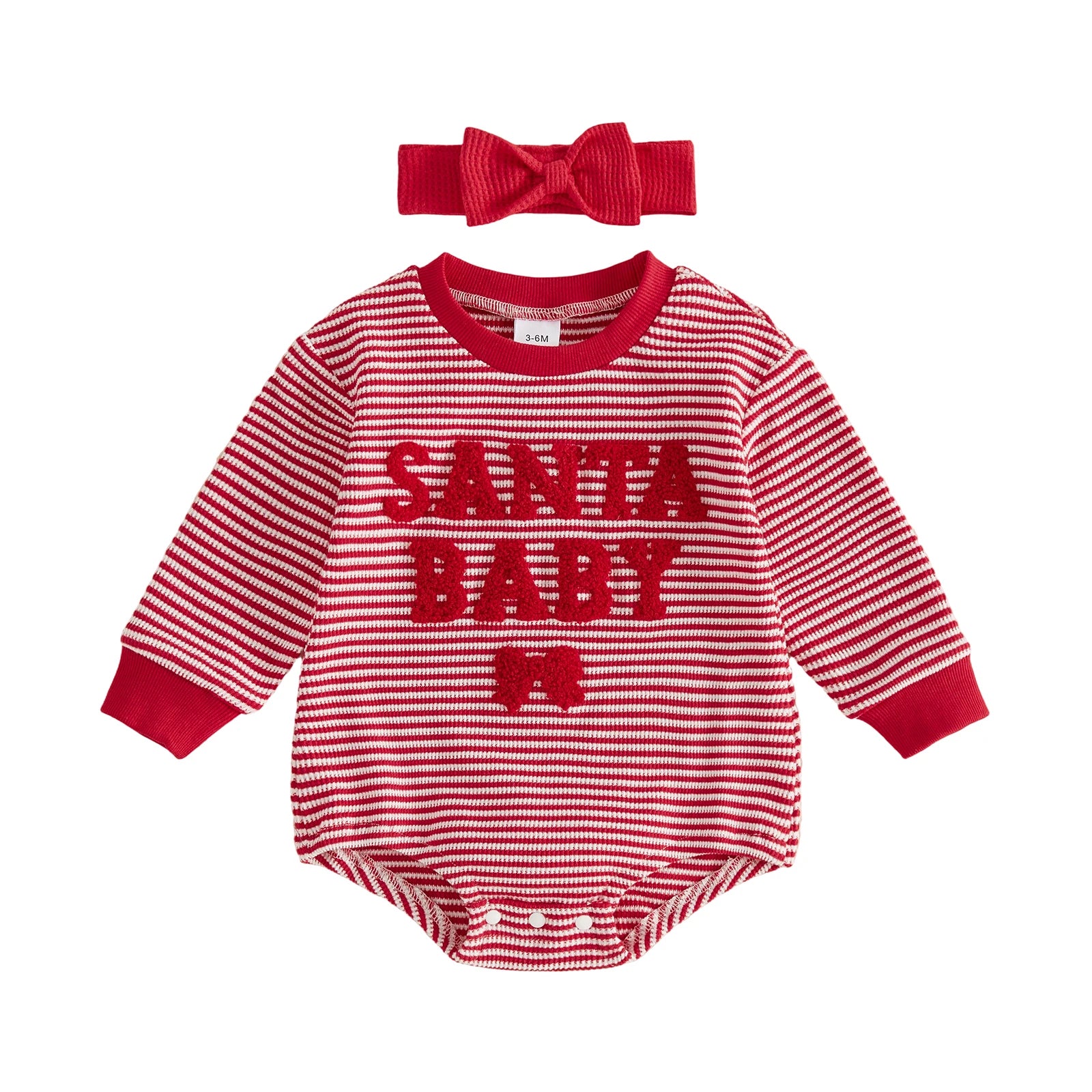 SANTA BABY Long-Sleeve Onesie