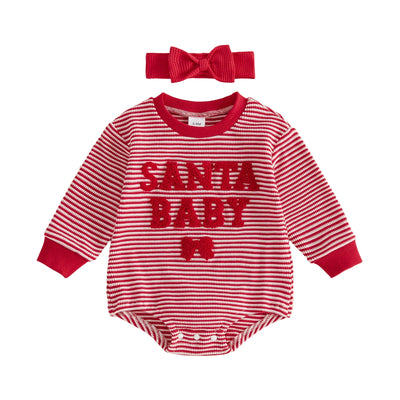 SANTA BABY Long-Sleeve Onesie