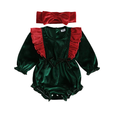 PAISLEY Velvet Romper