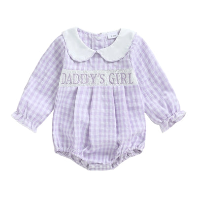 MAMA'S/DADDY'S Girl Collar Romper