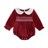 ELLE Velvet Collar Romper