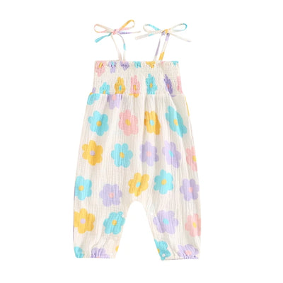 FLOWER POWER Pull-on Jumpsuit