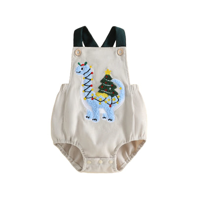 XMAS DINOS Romper