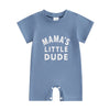 MAMA'S/DAD'S LITTLE DUDE Summer Jumpsuit