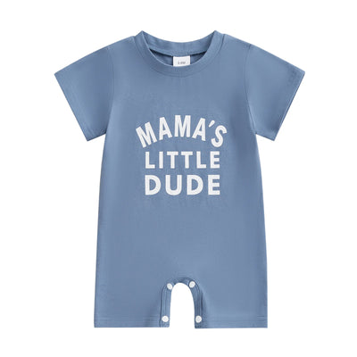MAMA'S/DAD'S LITTLE DUDE Summer Jumpsuit