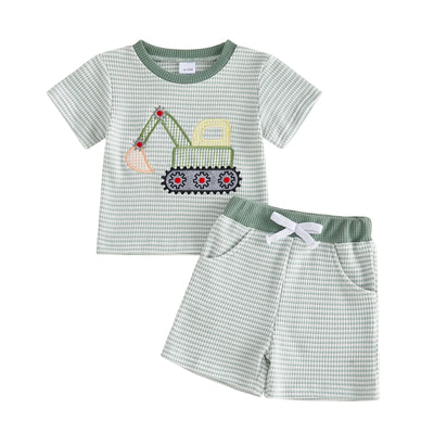 EXCAVATOR Striped Outfit
