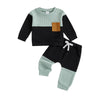 LENNY Color Block Pocket Outfit
