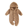 FLEECE Hooded Jumpsuit