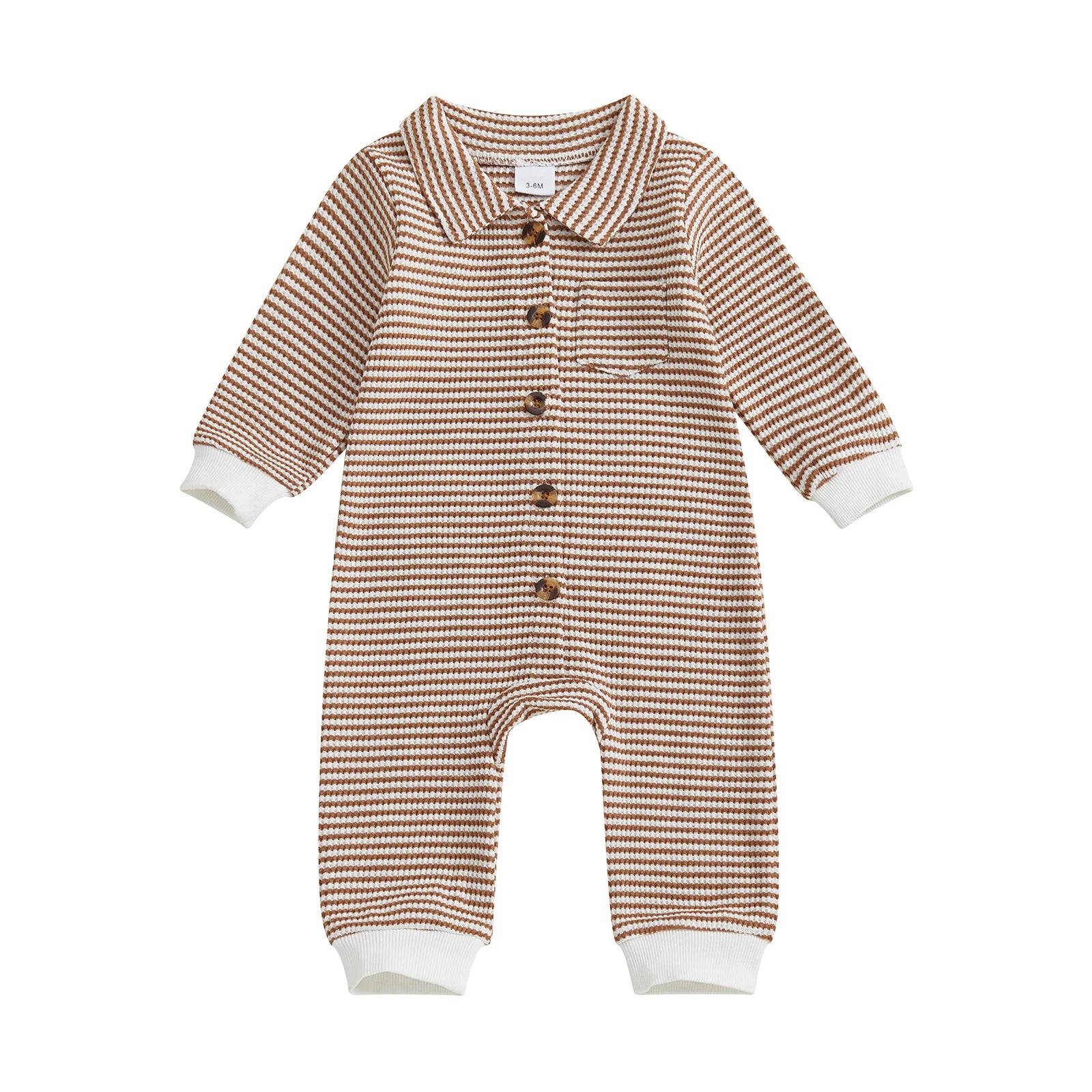 STRIPES Collared Jumpsuit