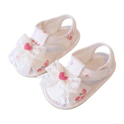 LACE BOW Sandals