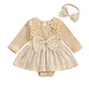 DAISY Crochet Floral Romper Dress