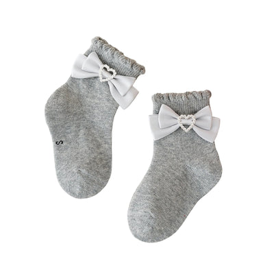 SPARKLING HEART Bowtie Socks